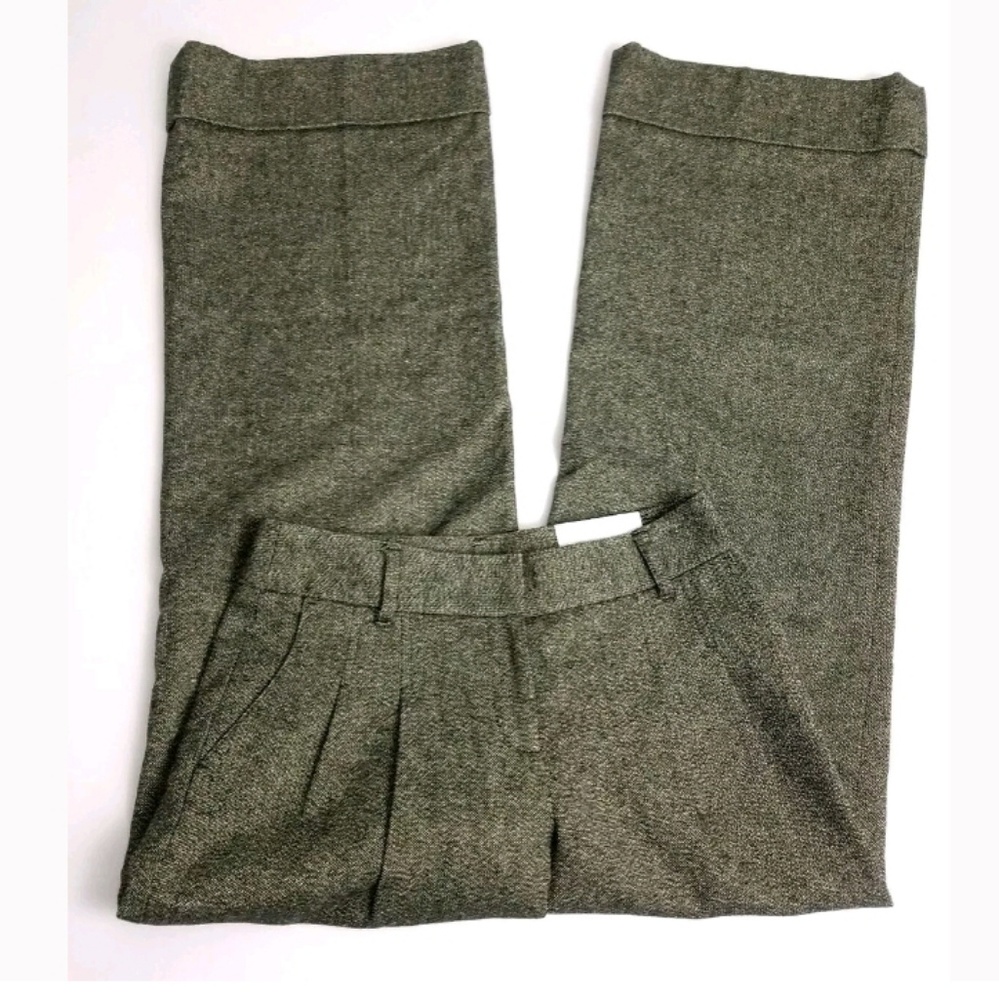 Ann Taylor Loft Dress Pants Size 4 Green Womens
